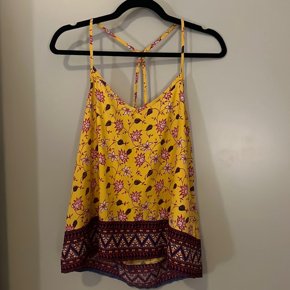 Hollister strappy back tank top